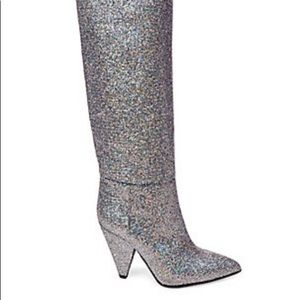 Steve Madden JAYNE knee high glitter boots!